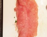 チーズと梅のささみカツ♪作り方1写真