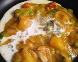 カボチャシチューをパスタに♪大満足♡作り方2写真