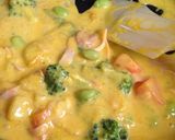 カボチャシチューをパスタに♪大満足♡作り方3写真