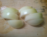 朝食♪ かぼちゃ 舞茸 玉ねぎの 味噌汁作り方3写真