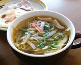 オクラの新芽スープ作り方4写真