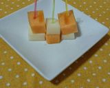 柿とりんごのピンチョス☆パーティーに作り方4写真