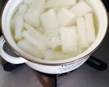うま煮(りんご,大根,ぶた,他).純米酒作り方2写真