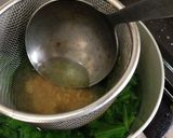 春菊のお味噌汁作り方3写真