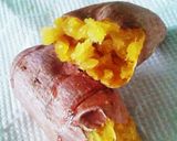 アルミ不要♡蜜がじわぁ～り安納芋の焼き芋作り方4写真