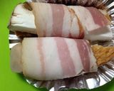 さつま揚げとエリンギのベーコン巻き作り方3写真