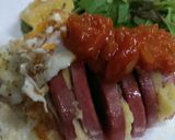 ハムステーキ&ポテトサンド トマトソース作り方6写真