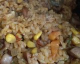 ちっちゃいイカのトマト缶 洋風炊き込み作り方7写真