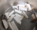 ワンルームご飯★白菜と厚揚げの煮物作り方1写真