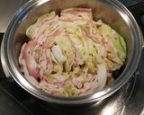 塩レモン鍋 キャベツと豚バラの重ね煮作り方3写真
