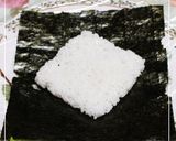 お弁当に★焼きそば入りの「おにぎらず」作り方2写真