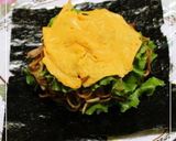 お弁当に★焼きそば入りの「おにぎらず」作り方4写真