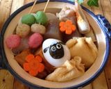 デコ鍋＊おでんのゆで卵でひつじのショーン作り方3写真