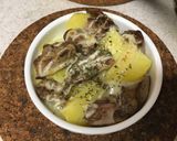 鶏レバーとじゃがいものココットカマン作り方4写真