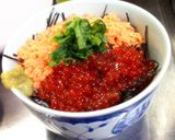 イクラとサーモンの親子丼作り方12写真