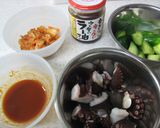 蛸と胡瓜のピリ辛キムチ炒め作り方1写真