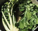栄養満点！大根の葉っぱ炒め作り方1写真