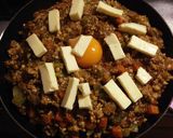 水なし、豆腐入り焼きキーマカレー作り方8写真