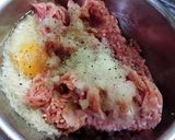 簡単！ふっくら！チーズINハンバーグ♡作り方3写真