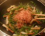 ◆簡単副菜♡ちくわとピーマンおかか炒め◆作り方3写真