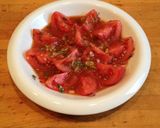 トマトの中華風カレードレッシング和え作り方2写真