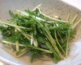 超簡単なのに超美味しい！水菜のサラダ！作り方4写真