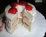 1歳のお誕生日ケーキ♪作り方12写真