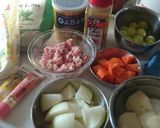 あの時の、黄色いカレー。作り方1写真