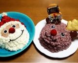 クリスマス☆立体ケーキ☆サンタ・トナカイ作り方13写真