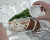 鮭のホイル焼き　ネギ塩だれ添え作り方2写真