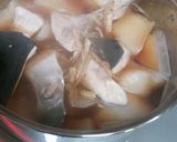 ぶりのアラで＊ぶり大根(味噌あじ)作り方3写真