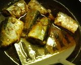 カレー風味爆発☆秋刀魚（又は鯖）の煮付け作り方3写真
