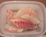 余った鯛の刺身で！即席「宇和島風★鯛飯」作り方1写真