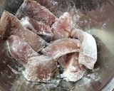 ぶりの炒め物〜甘酢あん〜作り方3写真