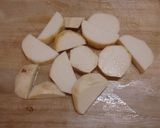 すぐできる☆里芋と豚ひきのごはん作り方1写真