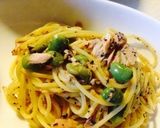 和風ゆかりと枝豆のさっぱりパスタ作り方1写真