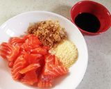 ワインにぴったり!サーモンおかかチーズ作り方1写真