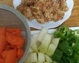 鶏唐揚げで酢豚風味の酢鶏に簡単リメイク！作り方1写真