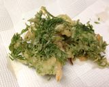 ☆人参の葉でサクサクかき揚げ☆作り方2写真