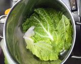 簡単！白菜と豚ひきの巻かないロール白菜作り方4写真