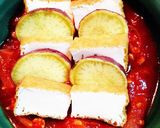 厚揚げとさつま芋のトマトソース焼き作り方4写真