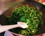 大根の葉〜ジャコ炒め〜作り方3写真