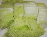 ソーセージと白菜のコンソメ煮作り方1写真