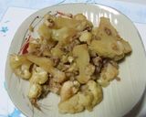 シンプルでおいしい☆カリフラワーの炒め物作り方5写真
