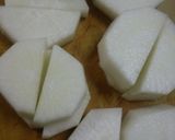 冬大根と手羽元の親子照り焼き作り方1写真