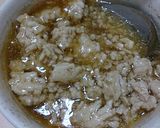 簡単♪かぼちゃのひき肉あんかけ作り方3写真