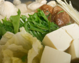 簡単♪お野菜たっぷりの水炊き風湯豆腐作り方3写真