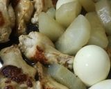 冬大根と手羽元の親子照り焼き作り方7写真