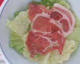 レンジで簡単!豚肉と白菜のミルフィーユ作り方3写真