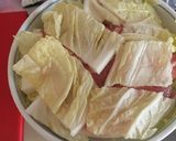 レンジで簡単!豚肉と白菜のミルフィーユ作り方4写真